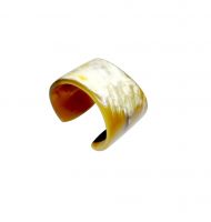 Organic Statement Cow Horn Bracelet Cuff